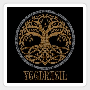 Norse Tree of Life Yggdrasil Pagan Viking Mythology Sticker